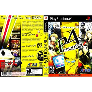 PERSONA 4 [PS2 US : DVD5 1 Disc]