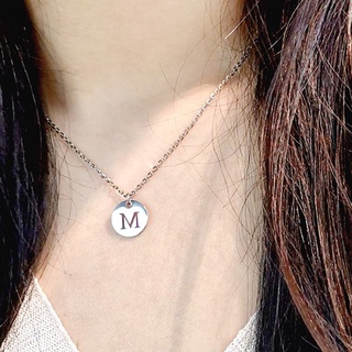 Lilith - Alphabet Necklace สร้อยคอ ตัวอักษร stainless A-Z