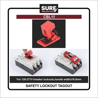 Suresafe LockoutTagout Clamp-On 480-600V. Circuit Breaker Lockouts