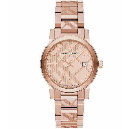 BU9039. 38 mm. Burberry Rose Gold-tone Dial Stainless Steel Quartz Ladies Watch BU9039 หรูหรามาก