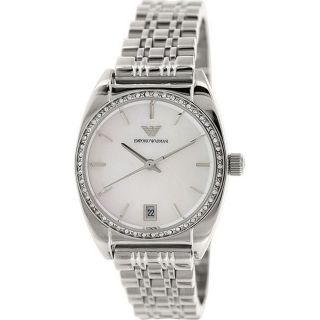 Emporio Armani Womens Quartz Watch AR0379 with Metal Strap