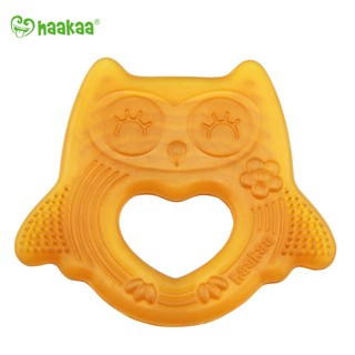 Haakaa - Natural Rubber Teether ยางกัดจากยางธรรมชาติ นกฮูก