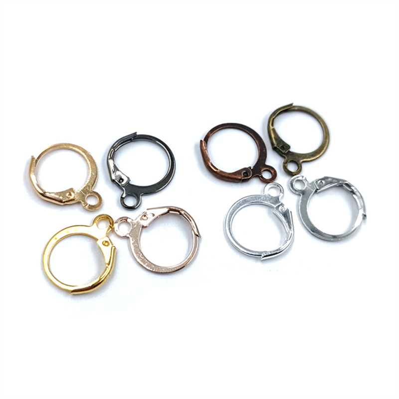 ตะขอก้ามปู ทรงกลม ขนาด 13*16 มม. สําหรับทําเครื่องประดับ ต่างหู DIY 20 ชิ้น - รูปที่ 2