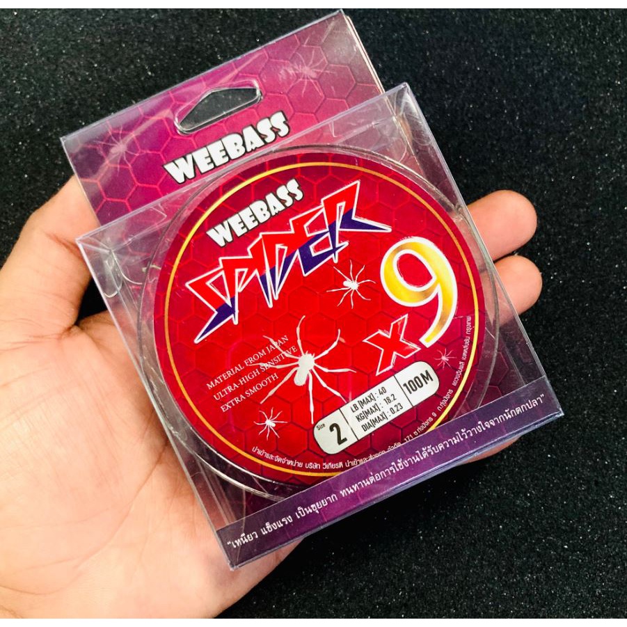 สาย PE x9 รุ่น SPIDER BY WEEBASS🕷 Spider x9 สายพีอีถัก9 ตัวใหม่!🕷 - รูปที่ 6
