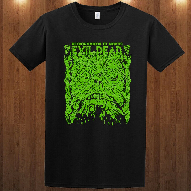 Necronomicon Book Of The Dead The Evil Dead Graphic Cotton Tshirt