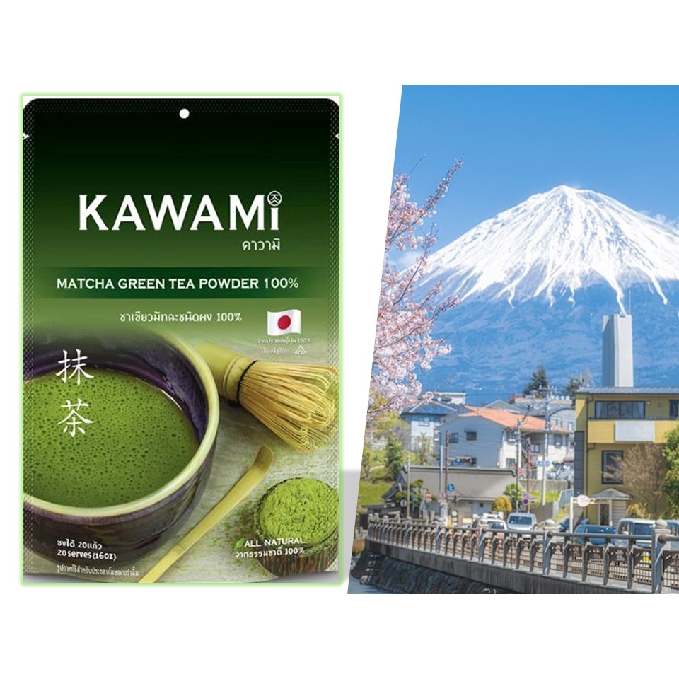 KAWAMI คาวามิ matcha latte คาวามิ มัทฉะ 100% 40G ชนิดผง