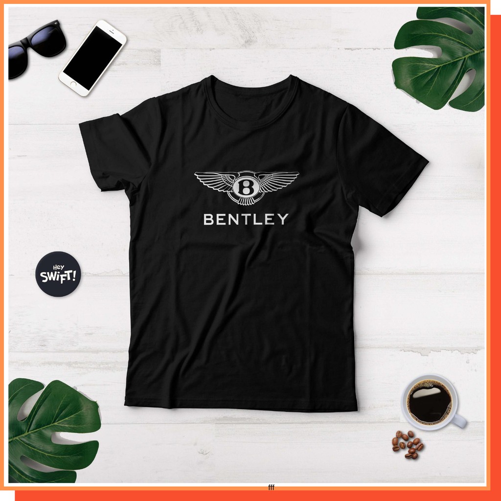 Bentley LOGO เสื้อยืด AUTOMOTIVE เสื้อผ้าผ้าฝ้าย Combed 30S Standard Distro