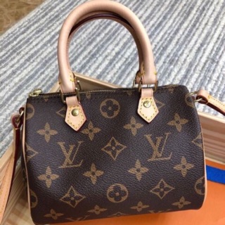 Lv speedy mini6.5” (ori) หนังนิ่มสวยอยู่ทรง ปั้มแบรนด์เป๊ะทุกจุด รูปถ่ายงานขายจริงค่ะ