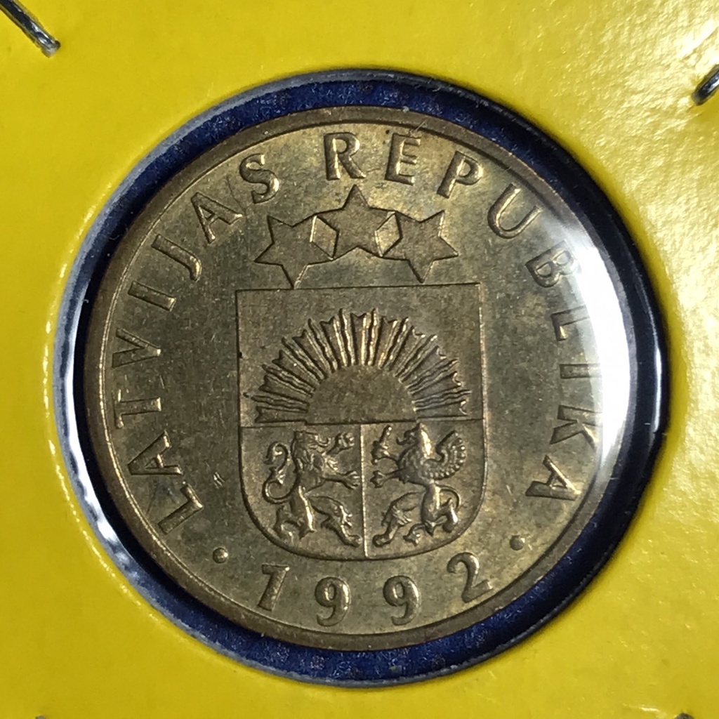 No.15415 ปี1992 ลัตเวีย 10 SANTIMU เหรียญสะสม เหรียญต่างประเทศ เหรียญเก่า หายาก ราคาถูก