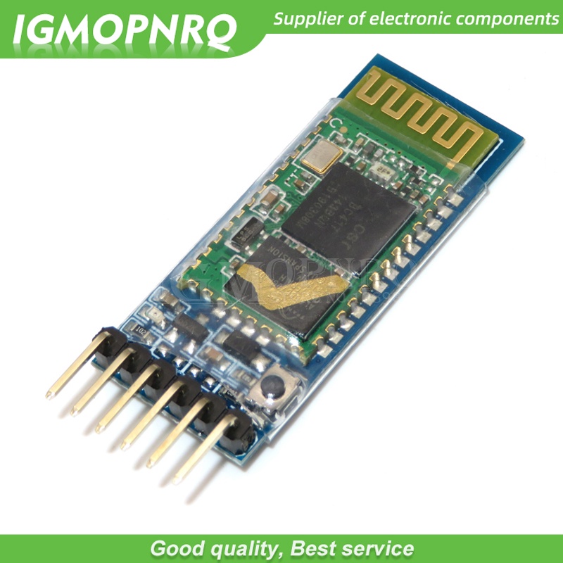 โมดูลตัวรับส่งสัญญาณบลูทูธไร้สาย HC-05 HC 05 RF RS232 TTL เป็น UART 1 ชิ้น