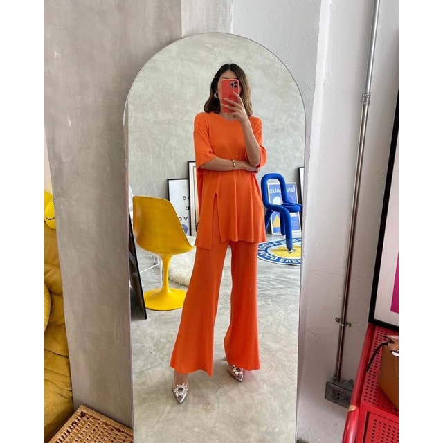 Monica set เซทไหมพรม สีสันสดใส basicselected