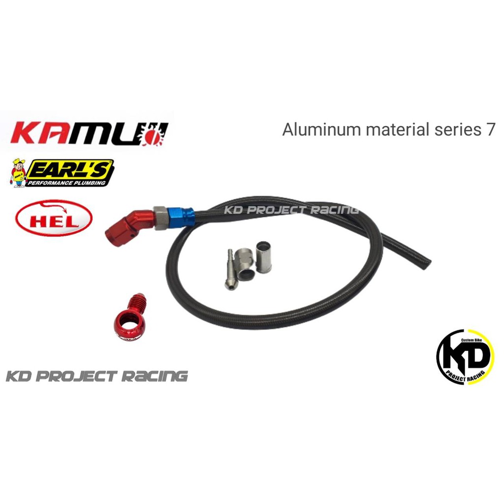 สายเบรคปั้มหลัง Forza300,350 ,ADV350 หัวสาย เป็นแบรนด์ Kamui - รูปที่ 4