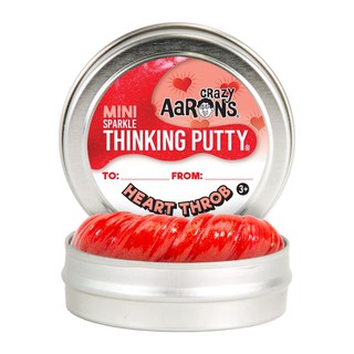 Crazy Aarons Thinking Putty รุ่นพิเศษเฉพาะวาเลนไทน์ รุ่น sparkle มีกากเพชร HEART THROB สีแดง ขนาด 2 นิ้ว