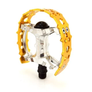 แบรนด์ของตัวเองพิเศษ Tipsum Bear Claw จักรยานเหยียบเจ็ดสีกับดักหมี 9/16 "เก่าโรงเรียน BMX Pedal