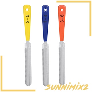 ( Sunnimix2 ) ตะไบกีตาร์แบบ 3 ด้านสําหรับกีตาร์ Luthiers