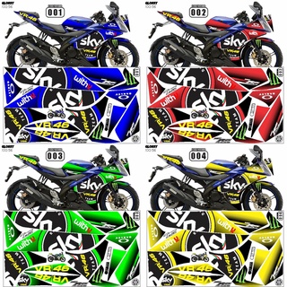พร้อมส่ง สติกเกอร์ติดตกแต่ง สําหรับ Yamaha R15 V2 GLOSSY Variation