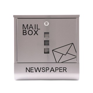 ตู้จดหมาย ตู้จดหมาย SURE MB-360 อุปกรณ์ตกแต่งสวน สวน อุปกรณ์ตกแต่ง SURE MB-360 STAINLESS MAIL BOX