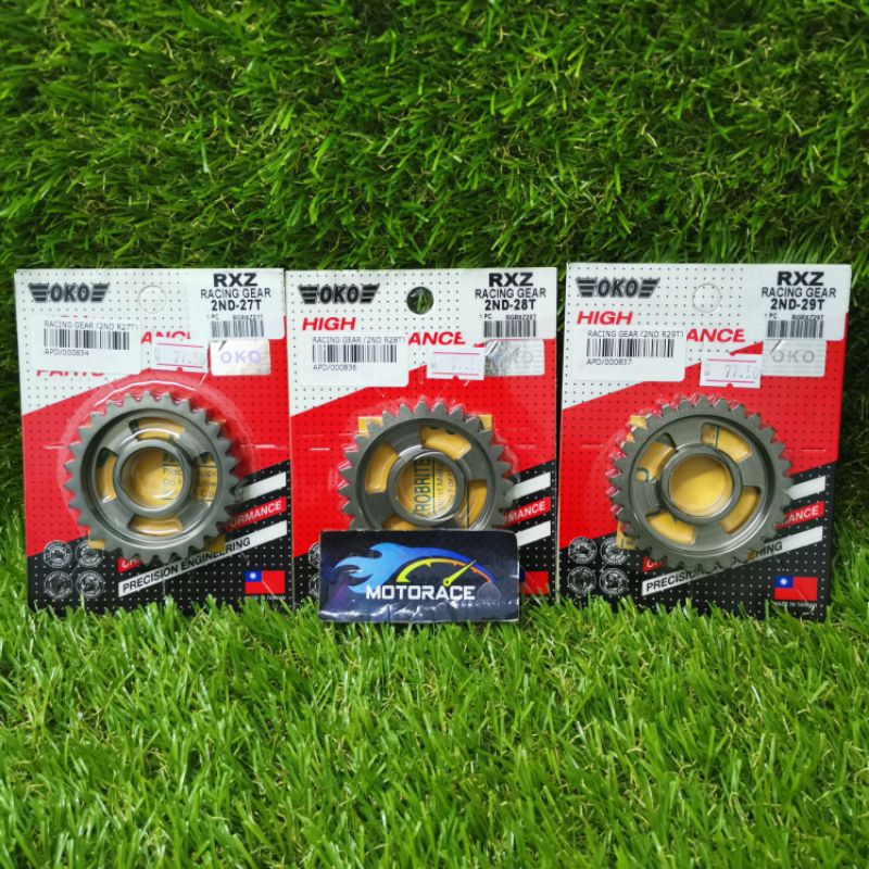 OKO RACING GEARBOX GEAR 2ND 27T / 28T / 29T YAMAHA RXZ