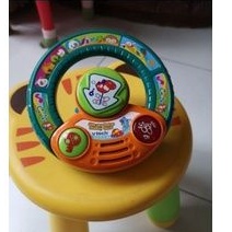 ของเล่นมีเสียง Vtech spin and explore steering wheel ใช้งานได้ปกติ