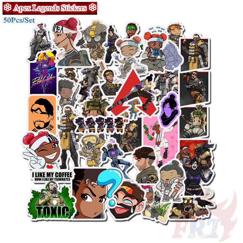 ❉ Apex Legends Series 01 Stickers ❉ 50Pcs/Set Games DIY Fashion Waterproof Doodle Decals Stickers