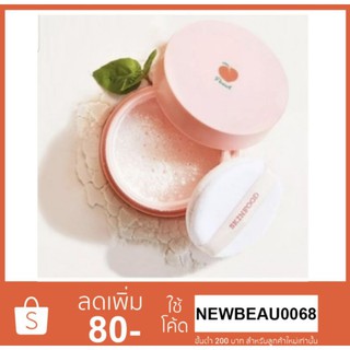 แป้งฝุ่นพีช คุมมัน Skinfood Peach Cotton Multi Finish Powder แพ็คเกจใหม่ มี2ขนาด