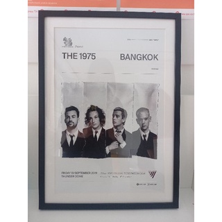 โปสเตอร์วงดนตรี The 1975 live in Bangkok พร้อมเข้ากรอบ