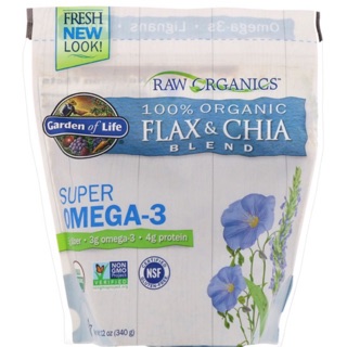 Organic Flax Chia Blend, 12 oz (340 g)