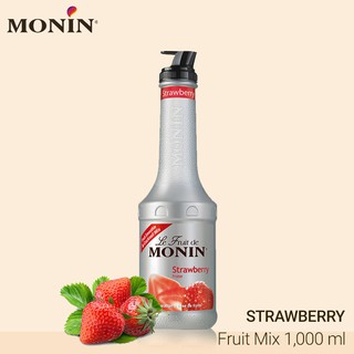 MONIN Strawberry Fruit Mix 1L สตอเบอร์รี่ฟรุ๊ตมิกซ์ 1 ลิตร