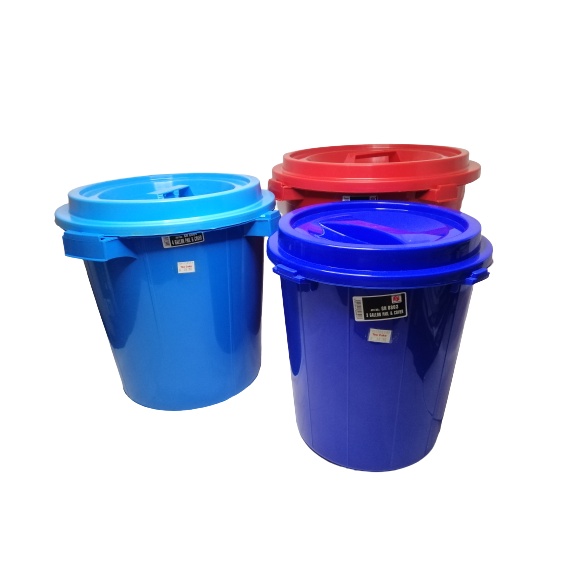 TWINS DOLPHIN(3, 4, 6 Gallon) Pail & Cover/ Baldi & Penutup/ 有桶盖水