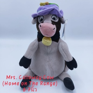 ตุ๊กตา Mrs. Calloway Cow Home on The Range วัว ขนาด6-7นิ้ว ก้นถ่วง งานเครื่องไม่ติด ป้ายห้อย หายาก สภาพมือ1 ลิขสิทธิ์แท้