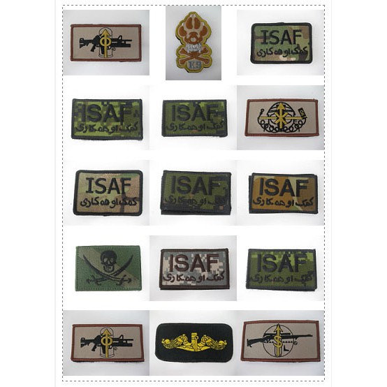 อาร์มทหาร US. ตกแต่งเสื้อ กระเป๋า ขนาด 2*3.5 นิ้ว PATCH US.ARMY ชุด D