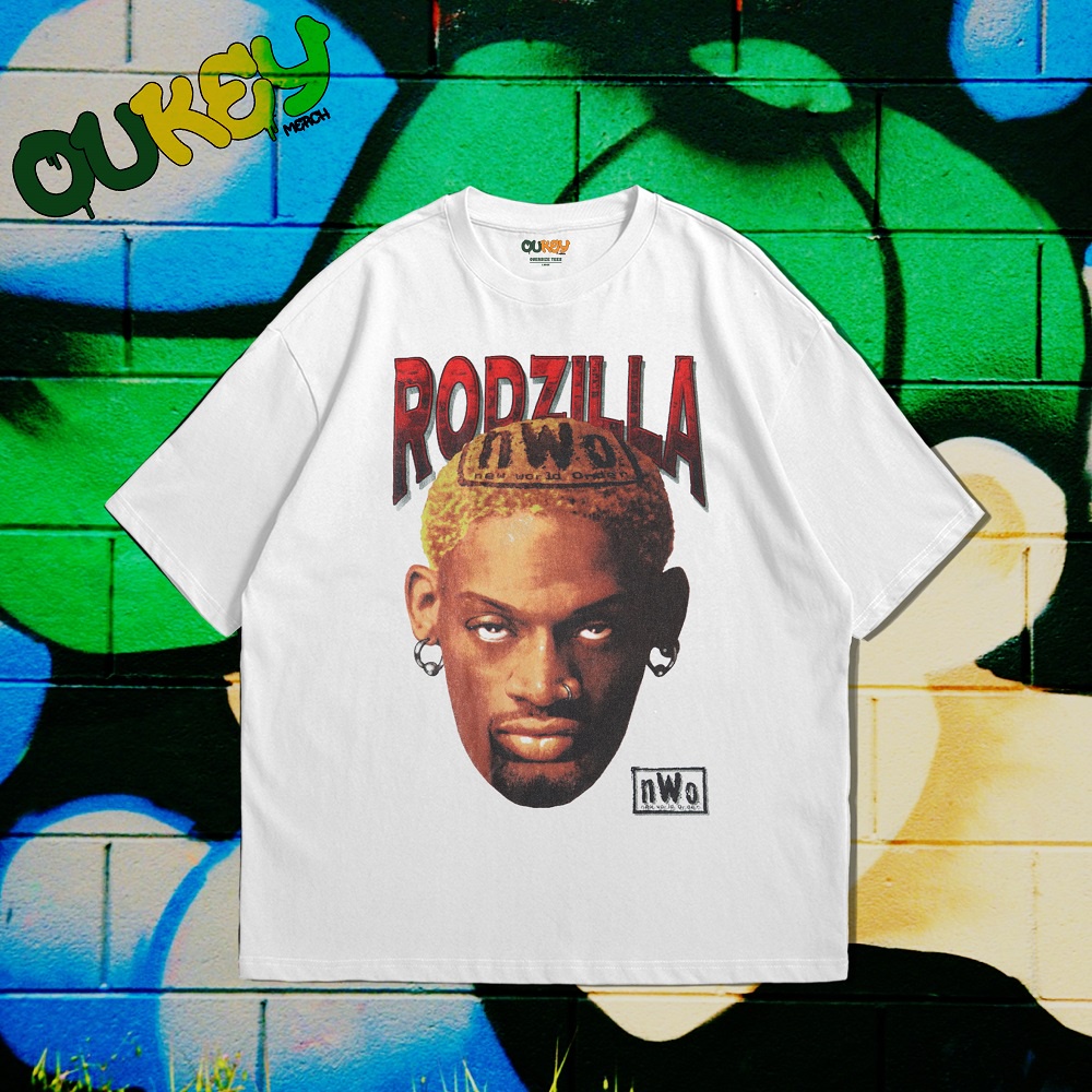 (OVERSIZE) เสื้อยืด Rodzila - NFO, เสื้อยืดบาสเก็ตบอล Chicago Bulls วินเทจ