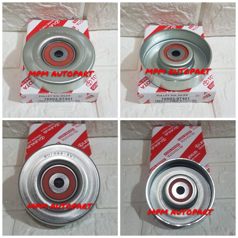 Bearing Suit pulley poli ac พัดลมเข็มขัด avanza xenia 1.3 1300cc 2004-20001