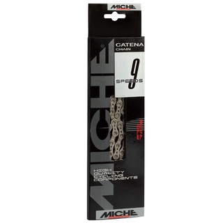 โซ่จักรยาน Miche Chain 9 speeds สำหรับชุดเกียร์ CAMPAGNOLO เท่านั้น ลดราคา