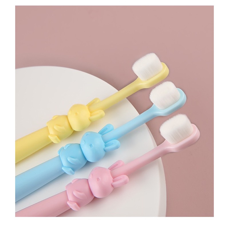 👧🏻แปรงสีฟันเด็ก ขนนุ่ม👶🏻 10,000 เส้นใย ฉลากอังกฤษ แปรงสีฟัน - รูปที่ 2