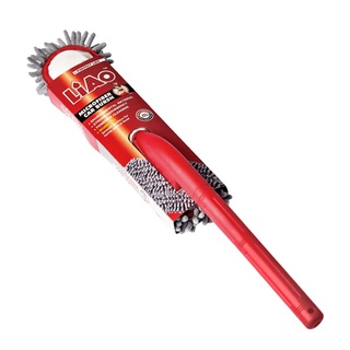 แปรงทำวามสะอาดรถยนต์ ไมโครไฟเบอร์ LIAO F130012 สีแดง/เทา  แปรงขัดอเนกประสงค์  Car Cleaning Brush Microfiber LIAO F130012