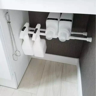 พร้อมส่ง ราวม่าน หรือรางม่าน ไม่ต้องเจาะผนัง ปรับขนาดได้ตามต้องการ