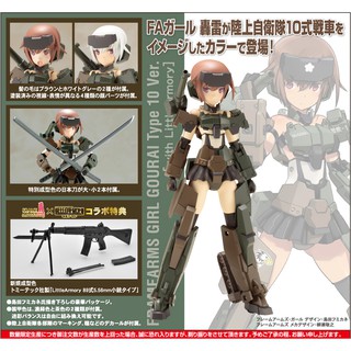 Model Figma งานแท้ ฟิกม่า Figure ฟิกเกอร์ โมเดล Kotobukiya Frame Arms Girl Gourai Type 10