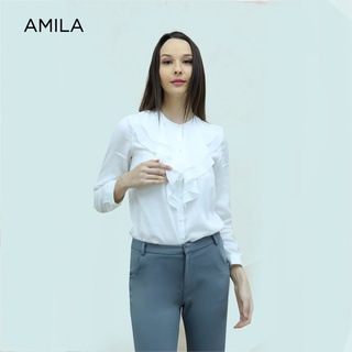 AMILA Blouse AM-B797 แขนยาว IGPU21-8