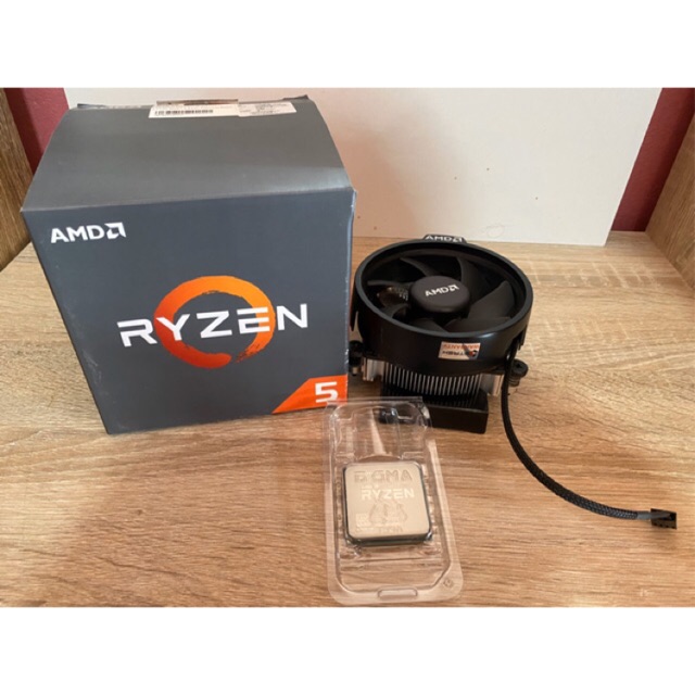 AMD Ryzen 5 1400 มือสองราคาถูก พร้อม Heatsink ระบายความร้อน