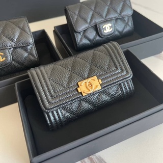 CHANEL CARD MINI WALLET  CAVEAR