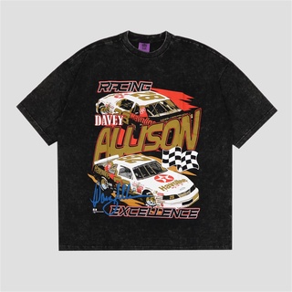 เสื้อยืด ขนาดใหญ่ พิมพ์ลาย Nascar Allison