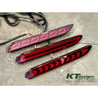 พร้อมส่งในไทย ไฟทับทิมท้าย LED  Toyota hiace /camry/innova/wish 4ฟังชั่น ไฟวิ่งครั้งแรก, ไฟรี่,เบรค,เลี้ยววิ่ง