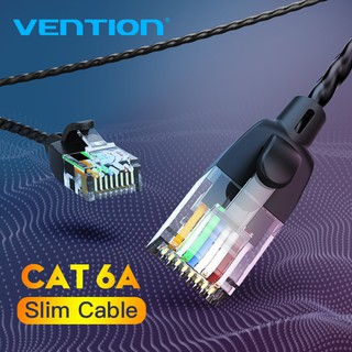 Vention อะแดปเตอร์ สายแลน สายเคเบิล Cat6A อีเธอร์เน็ต UTP ความเร็วสูง 10Gbps RJ45 สำหรับพีซีโมเด็มรุ่นใหม่ IBI