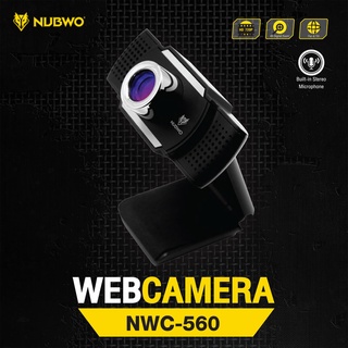 [พร้อมส่ง] NUBWO กล้องเว็บแคม รุ่น NWC560 PC Camera 720P With Noise Reduction Microphone ของแท้ รับประกันสินค้า ราคาถูก