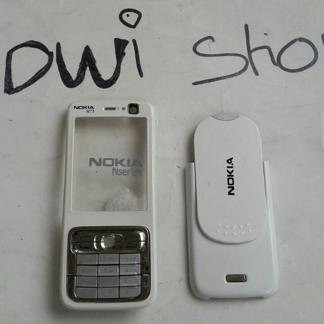 เคส Nokia n73 สีขาว kw
