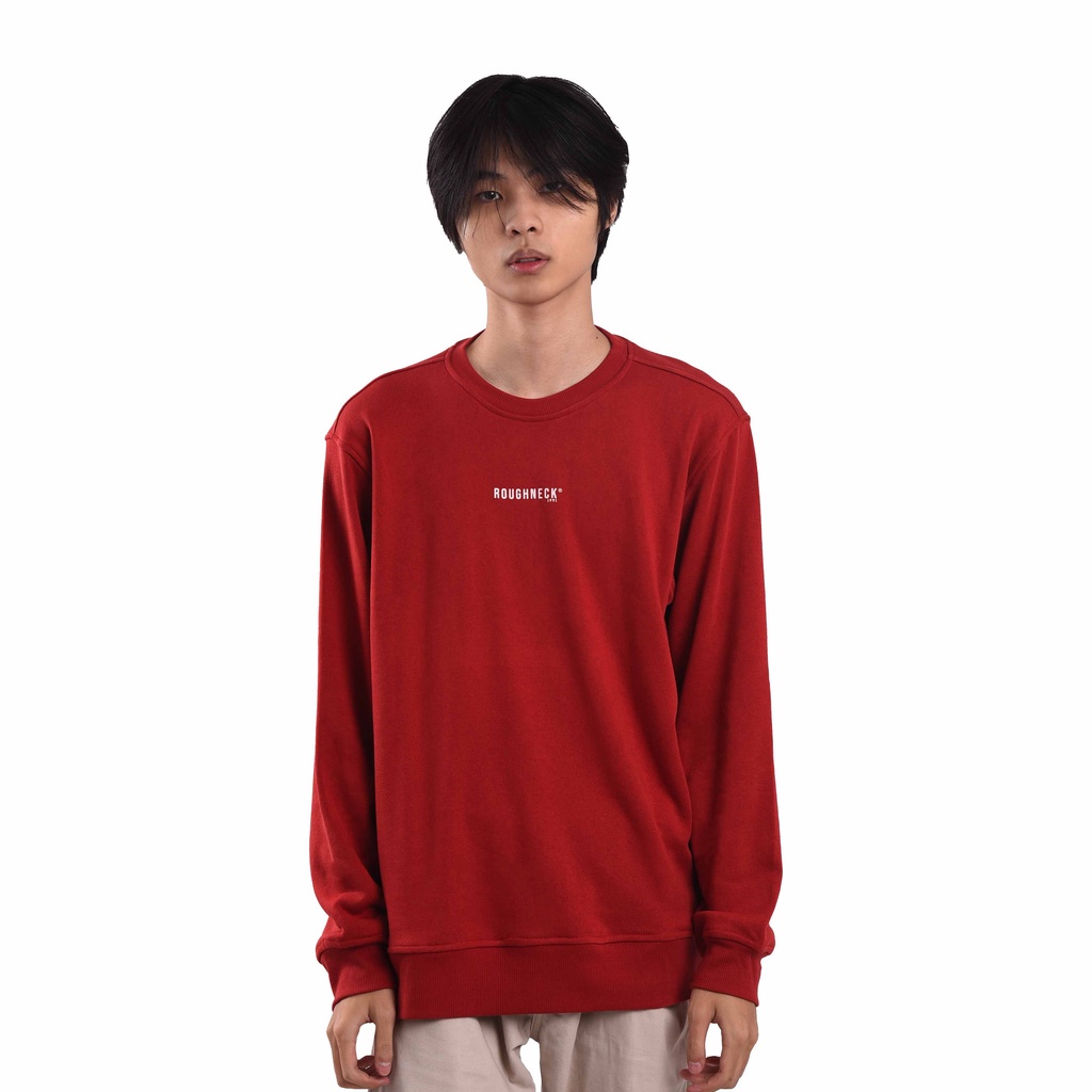 Roughneck SS320 Ruby Mini Sig White Crewneck