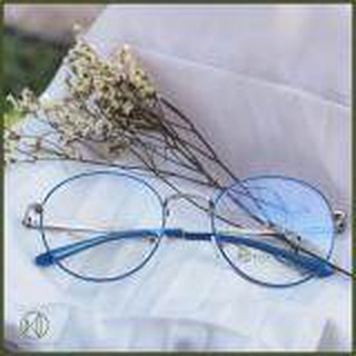 Botanic Glasses กรอบแว่น พร้อมเลนส์กรองแสง ซื้อ1แถม1 (น้ำตาลแถมสีอื่นๆ) แว่นตาวินเทจ ทรงหยดน้ำ แว่นตา วัสดุคุณภาพดี แข็ง
