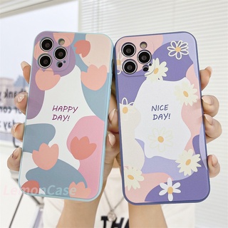 เคส OPPO A16 A15 A15S A54 A5 A9 A53 A33 A31 2020 A7 A5S A12 A16S A3S A74 A52 A72 A92 A93 A94 A1K Reno 4 5 5F 4F 4Lite 5K 5Lite OPPO F17 F19 PRO A35 A12S A11K A11 A11X A12E A53S A32 A8 Find X3Lite Cute Contrasting Color Flowers Silicone Case