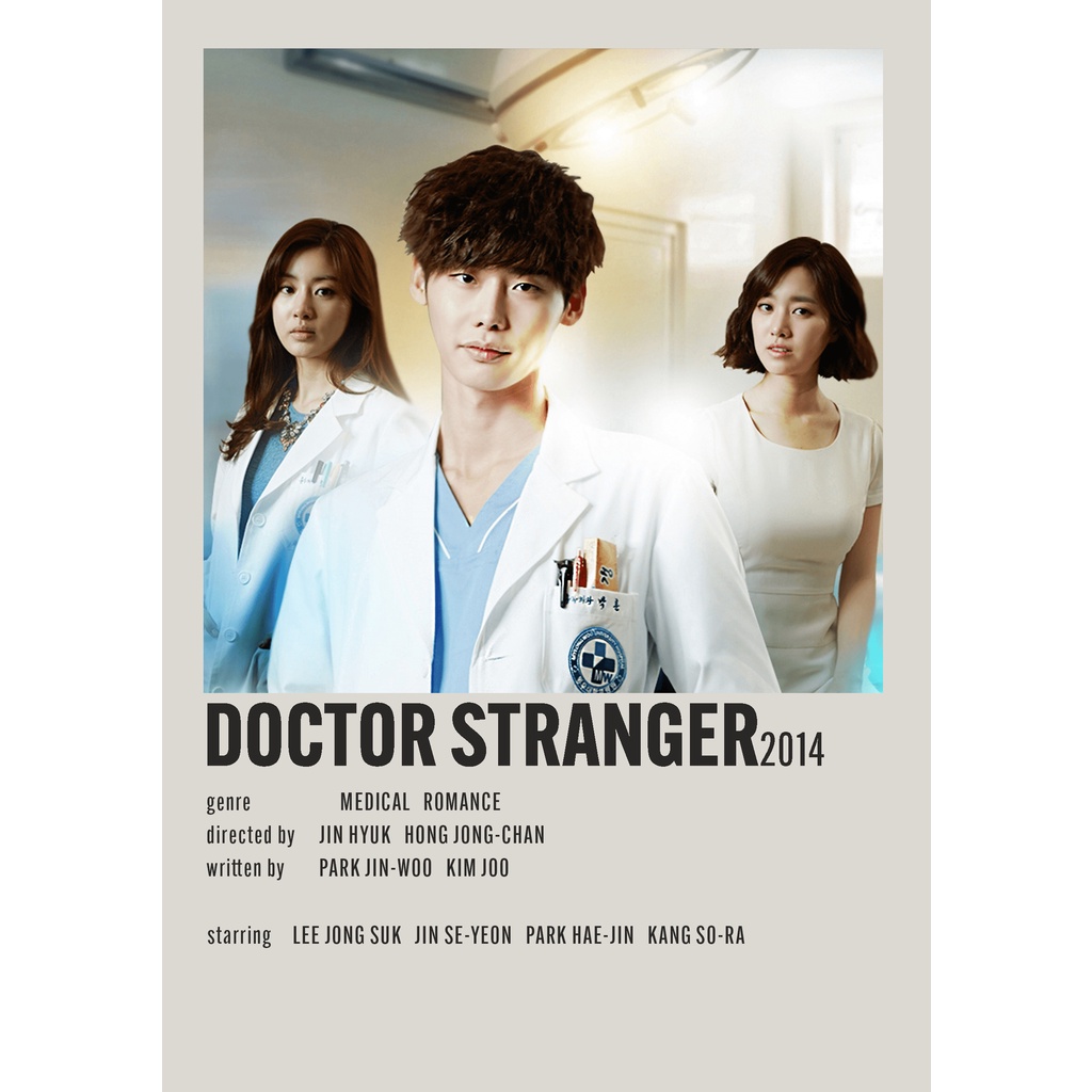 โปสเตอร์ DOCTOR STRANGER เกาหลี DRAMA สําหรับบ้าน/ห้องนอน/สํานักงาน